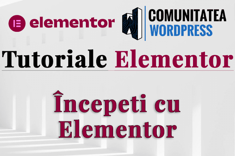 Începeți cu Elementor