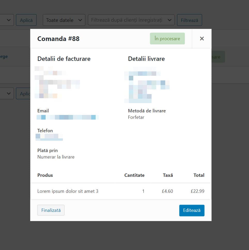 Modal ( Fereastră de tip Popup )