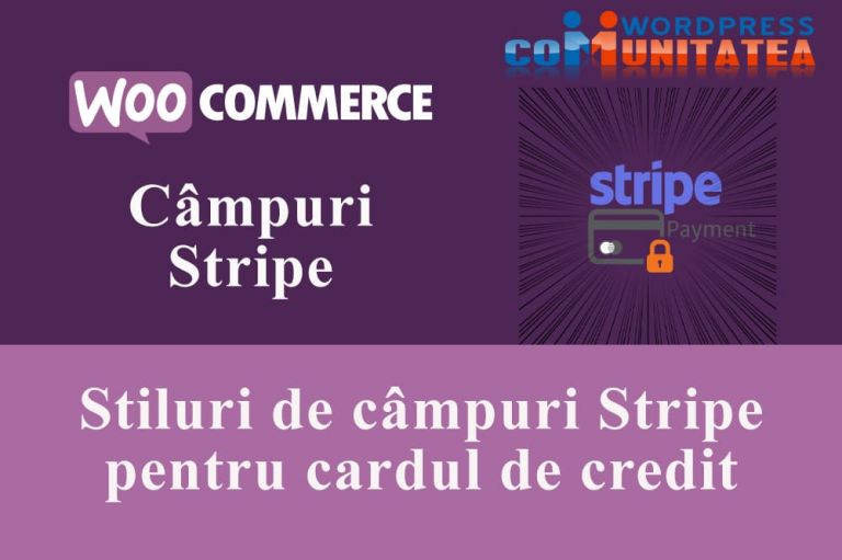 Stiluri de câmpuri Stripe pentru cardul de credit