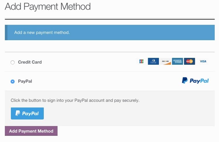 Woocommerce-braintree-link-paypal-account