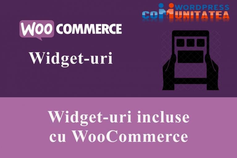 Widget-uri incluse cu WooCommerce