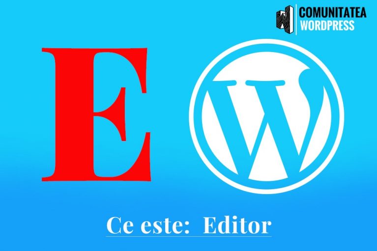 Ce este: Editor