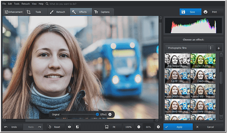 Aplicați câteva efecte de filtru artistic fotografiei editate