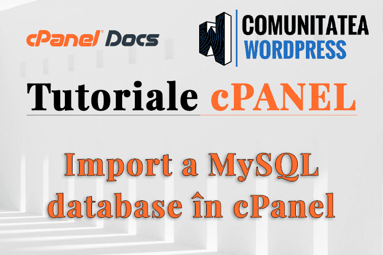 Cum să importați o bază de date MySQL
