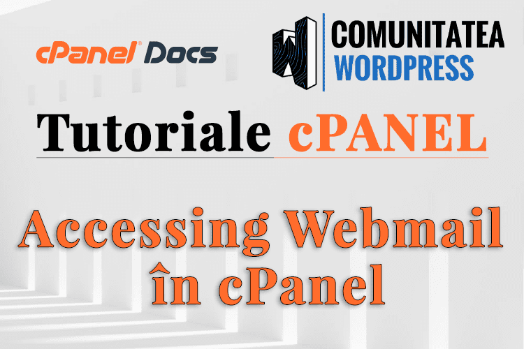 Cum se accesează Webmail prin interfața cPanel