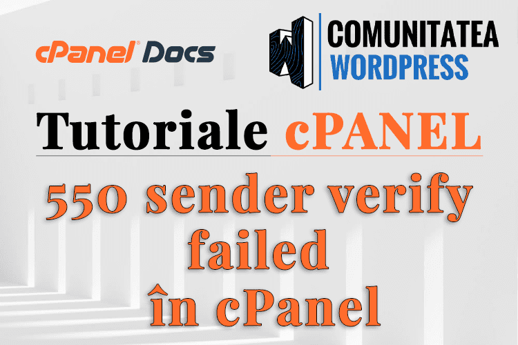 Verificare expeditor 550 nu a reușit - Cum rezolvi acest mesaj de eroare