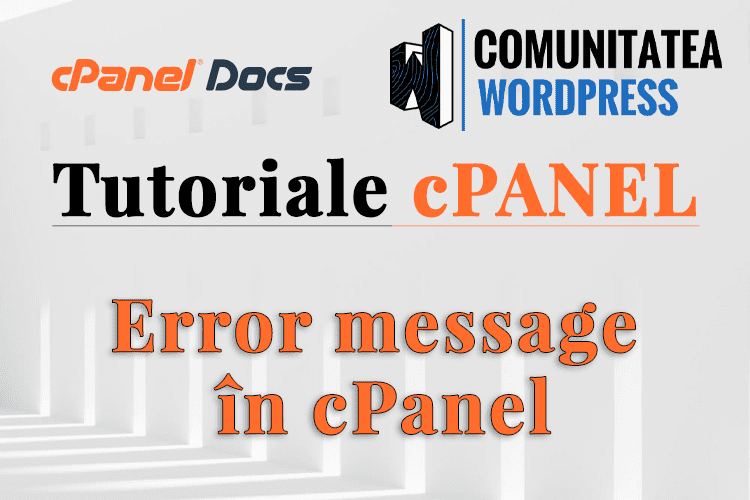 Mesaj de eroare cPanel „Adresa dvs. IP s-a schimbat”
