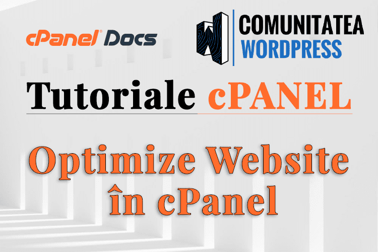Optimizare site cu ajutorul interfeței cPanel
