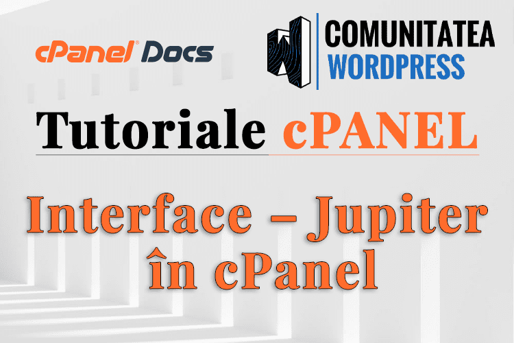 Interfața Jupiter în cPanel