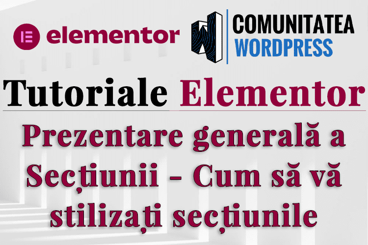 Prezentare generală a Secțiunii - Cum să vă stilizați secțiunile