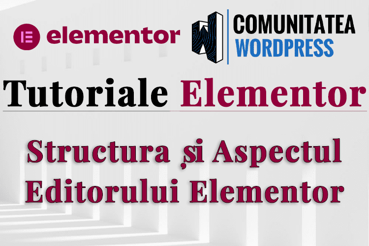 Structura și Aspectul Editorului Elementor