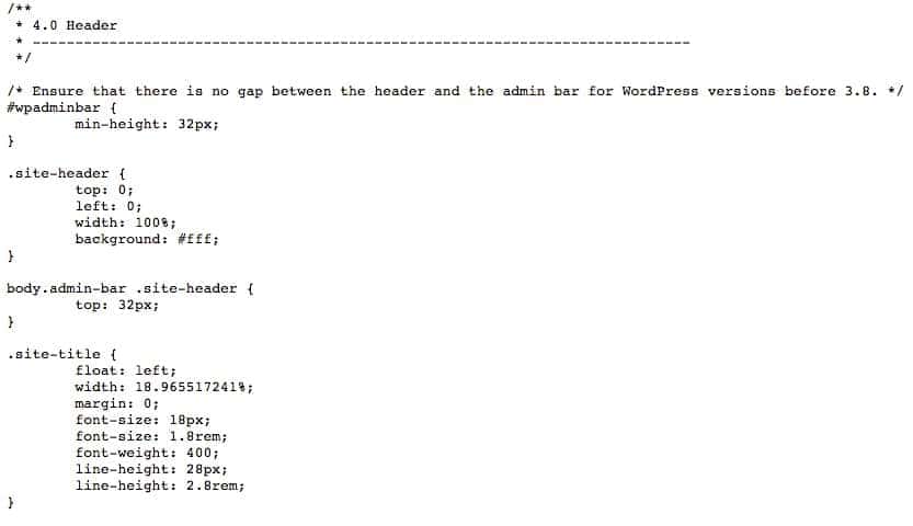 CSS Ne-minificat