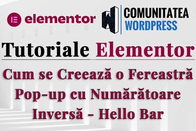 Cum se Creează o Fereastră Popup cu Numărătoare Inversă - Hello Bar