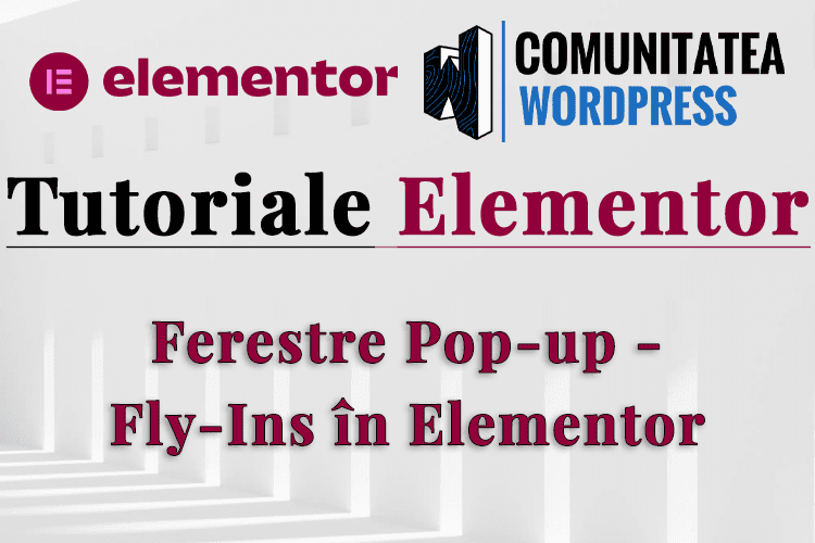 Ferestre Popup Fly Ins în Elementor