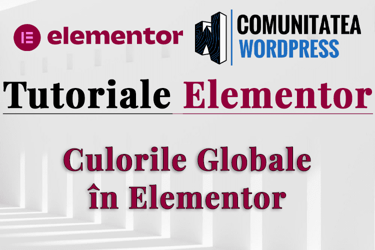 Culorile Globale în Elementor