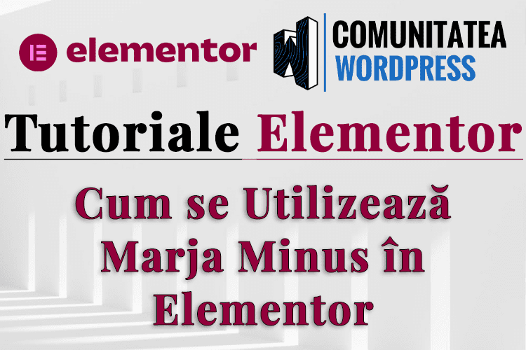 Cum se Utilizează Marja Minus în Elementor