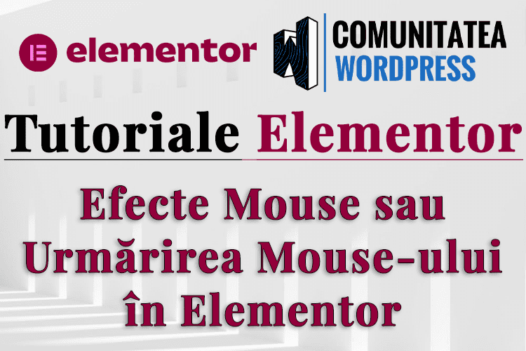 Efecte Mouse sau Urmărirea Mouse-ului în Elementor