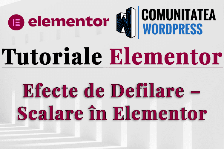 Efecte de Defilare Scalare în Elementor