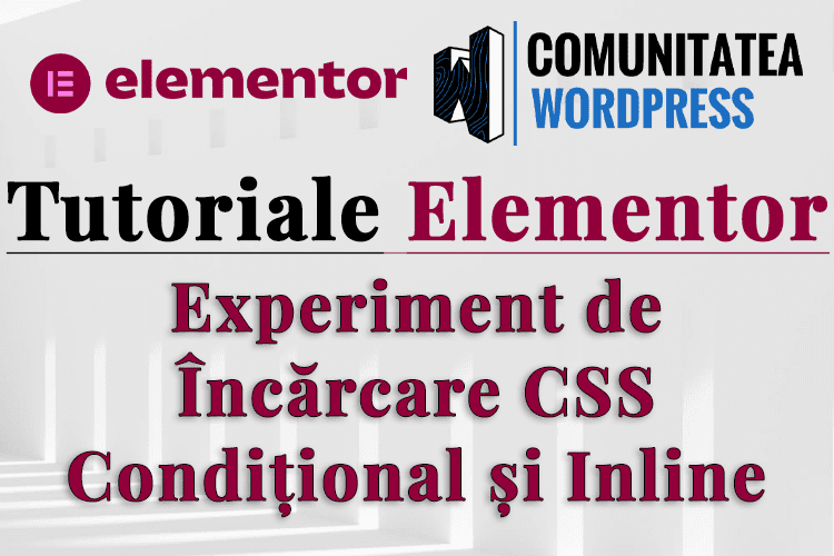 Experiment de Încărcare CSS Condițional și Inline