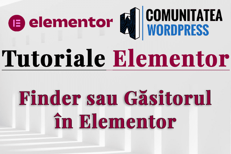 Finder sau Găsitorul în Elementor