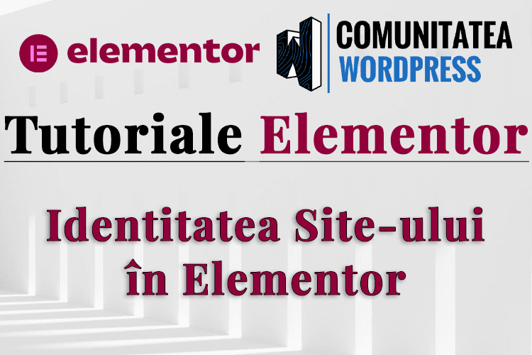 Identitatea Site-ului în Elementor