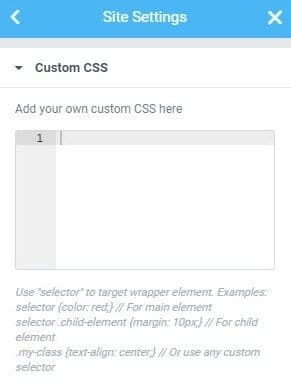 CSS Personalizat Global