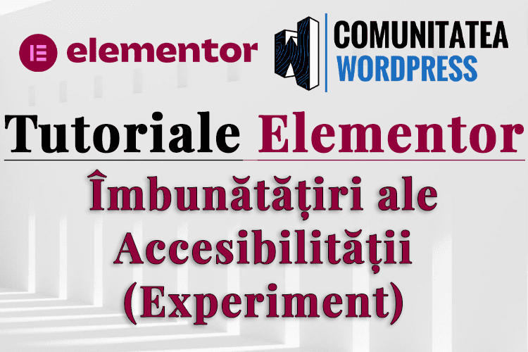 Îmbunătățiri ale Accesibilității (Experiment)