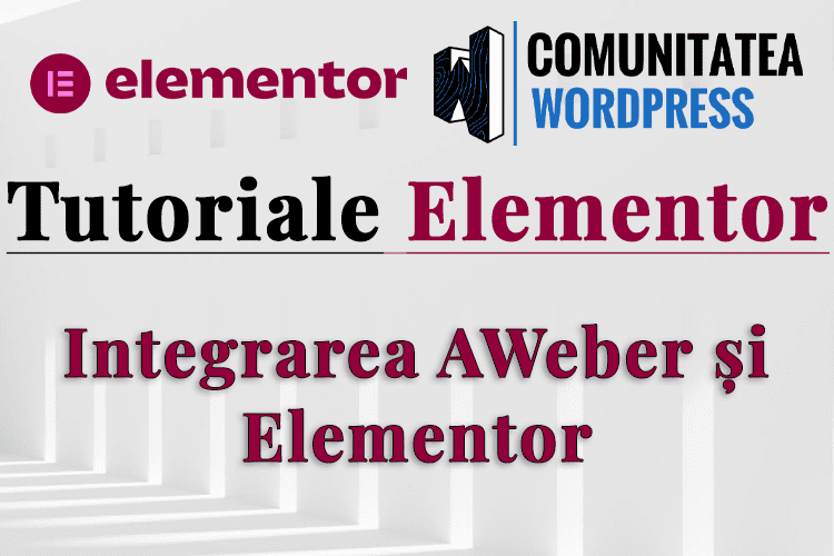 Integrarea AWeber și Elementor