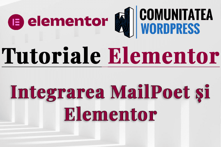 Integrarea MailPoet și Elementor