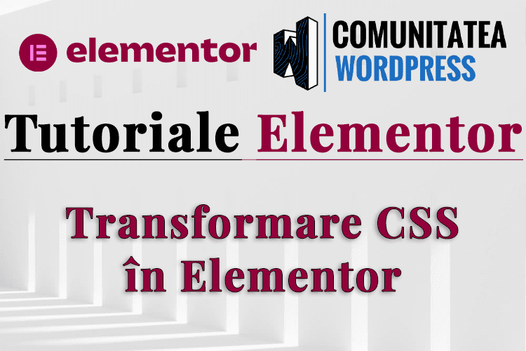 Transformare CSS în Elementor