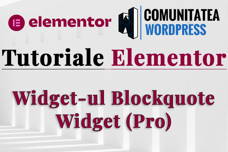 Widget-ul Blockquote Widget (Pro)