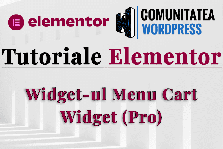 Widget-ul Menu Cart Widget (Pro)