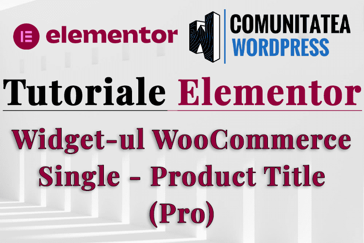 Widget-ul WooCommerce Single Product Title (Pro)