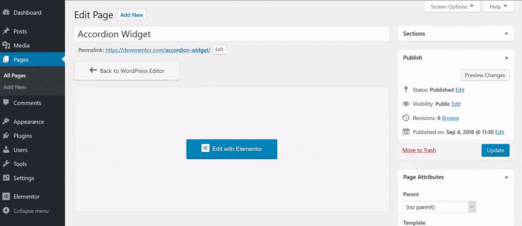 Accordion Widget