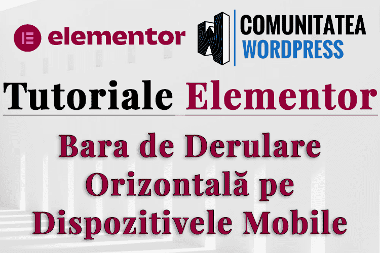 Bara de Derulare Orizontală pe Dispozitivele Mobile