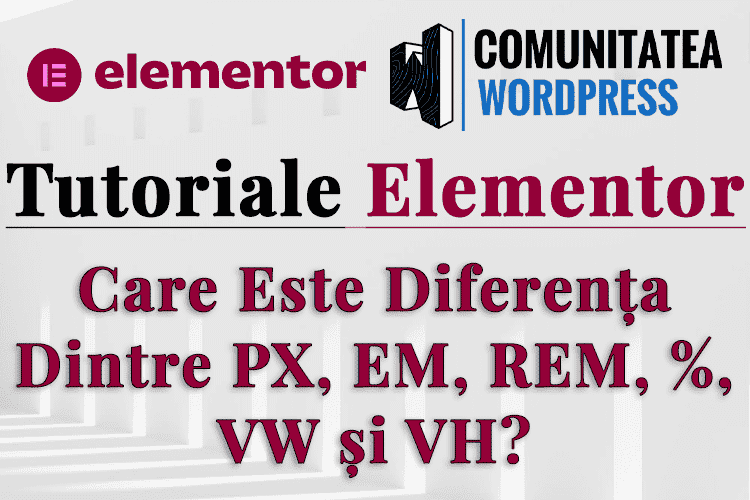 Care Este Diferența Dintre PX EM REM % VW și VH?