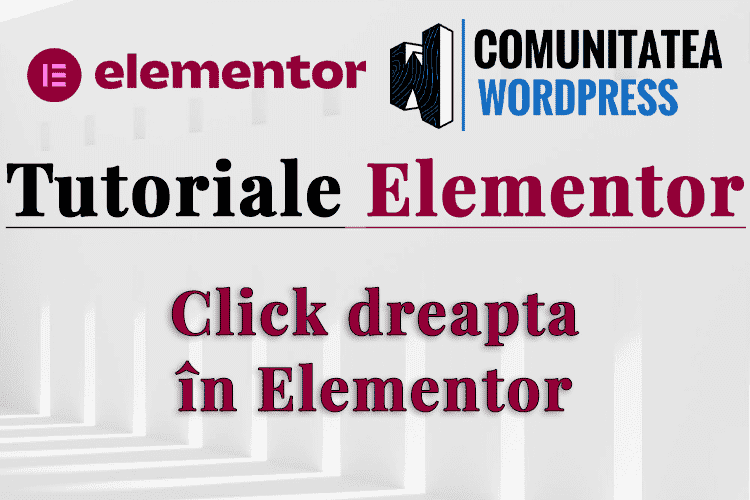 Click Dreapta în Elementor