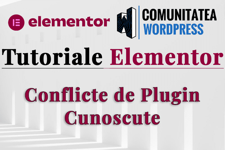 Conflicte de Plugin Cunoscute