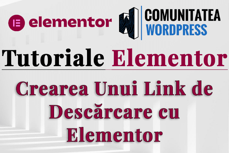 Crearea Unui Link de Descărcare cu Elementor