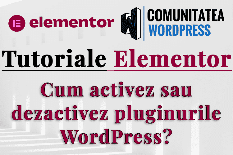 Cum Activez sau Dezactivez Pluginurile WordPress?