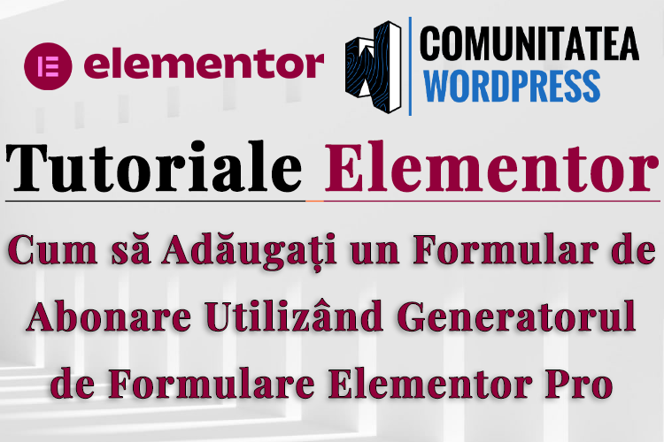 Cum să Adăugați un Formular de Abonare Utilizând Generatorul de Formulare Elementor Pro