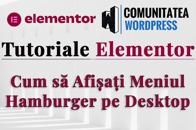 Cum să Afișați Meniul Hamburger pe Desktop