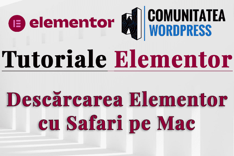 Descărcarea Elementor cu Safari pe Mac