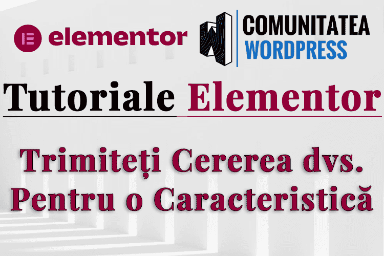 Trimiteți Cererea dvs. Pentru o Caracteristică