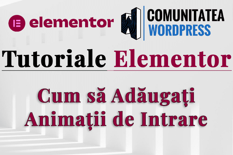 Cum să Adăugați Animații de Intrare