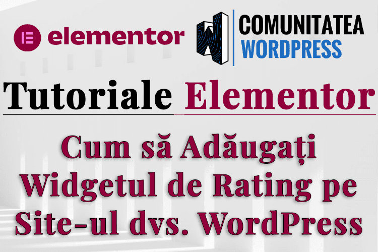 Cum să Adăugați Widgetul de Rating pe Site-ul dvs. WordPress