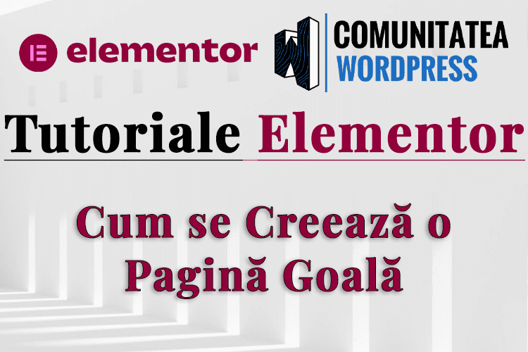 Cum se Creează o Pagină Goală