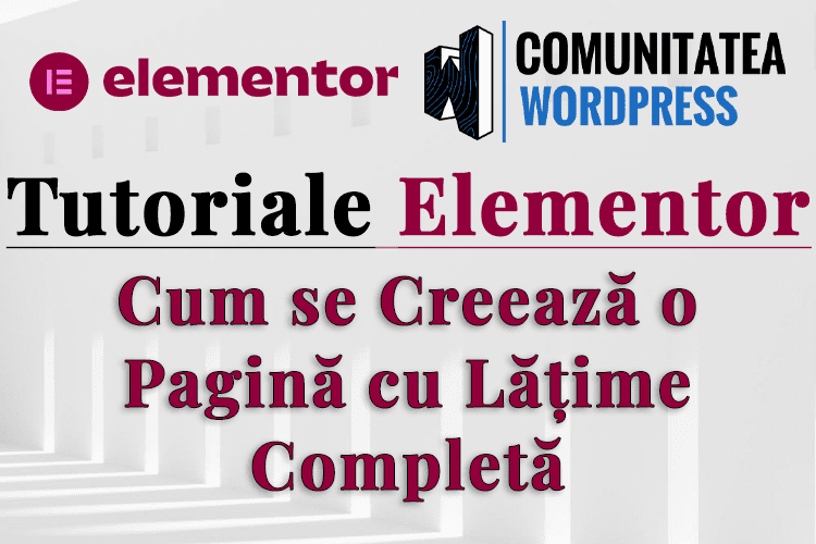 Cum se Creează o Pagină cu Lățime Completă