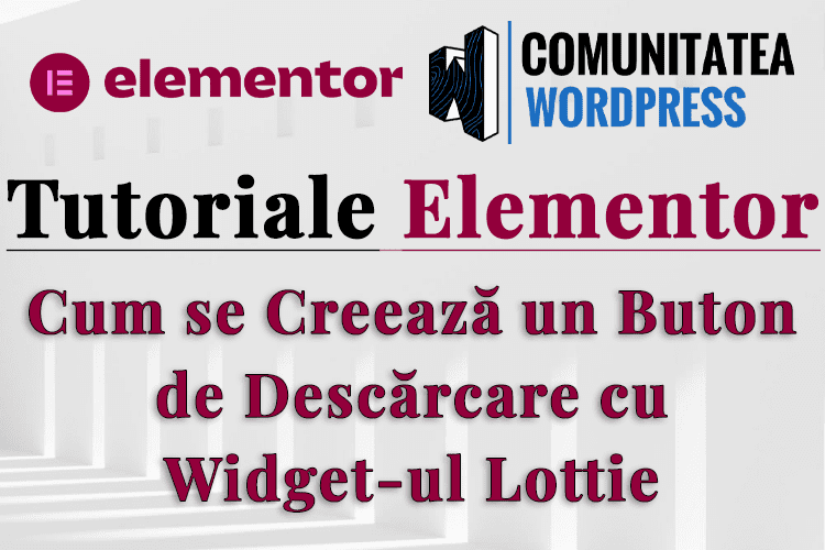 Cum se Creează un Buton de Descărcare cu Widgetul Lottie