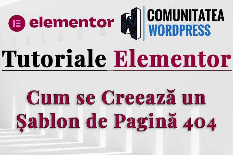 Cum se Creează un Șablon de Pagină 404